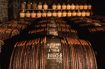 Courvoisier Cognac Barrels