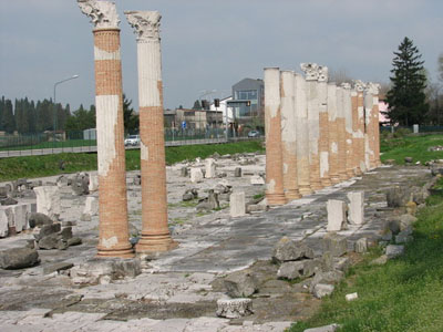 Roman ruins at Aguileia