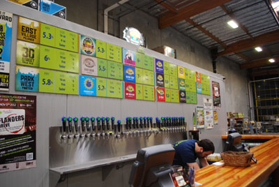 Green Flash Brewery tasting room