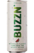 BUZZN Watermelon THC Infused Seltzer