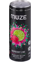 Muze Raspberry Lime THC Infused Seltzer