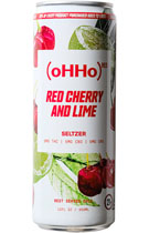 oHHo Red Cherry & Lime Cannabis-Infused Seltzer