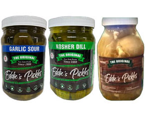 Garlic Sour, Kosher Dill, Sour Tomatoes