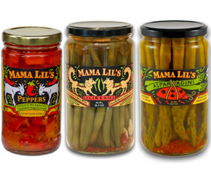 Mama Lil's Pickled Peppers, Lilibeans, Asparagini