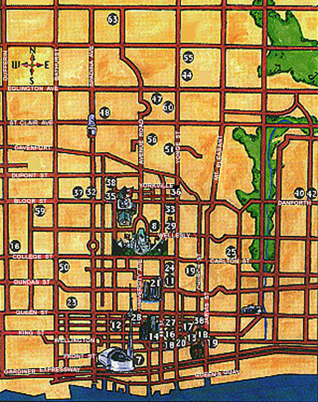 toronto map