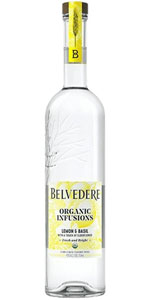 Belvedere Organic Infusions Lemon & Basil Flavored Vodka