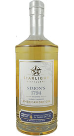 Simon’s 1794 Barrel Finished American Dry Gin