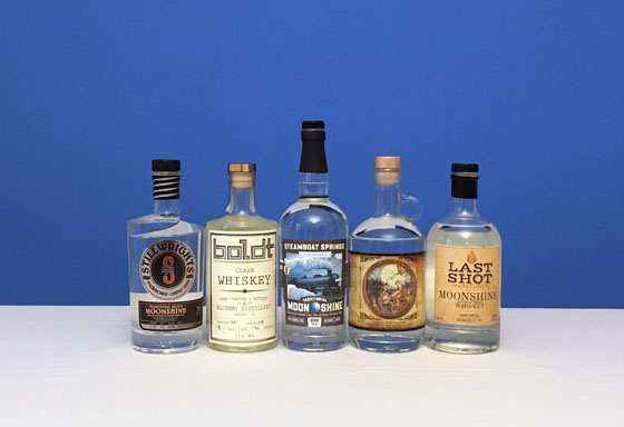 The Fifty Best Moonshine & Unaged American Whiskey Tasting of 2020