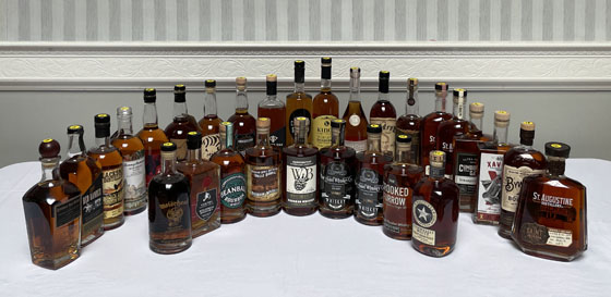 The Fifty Best Bourbon Whiskey Tasting 2022