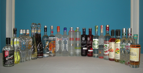 The Fifty Best Flavored Vodka Tasting