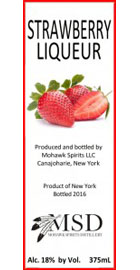 Mohawk Spirits Strawberry Liqueur