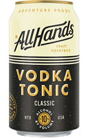 All Hands Craft Cocktails Classic Vodka Tonic