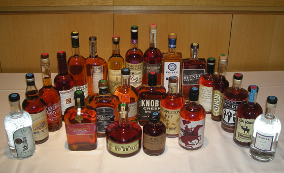 The Great Rye Whiskey Tasting of 2013