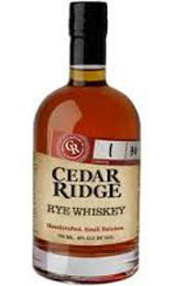 Cedar Ridge Rye Whiskey