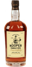 Kooper Family 100% Rye Whiskey