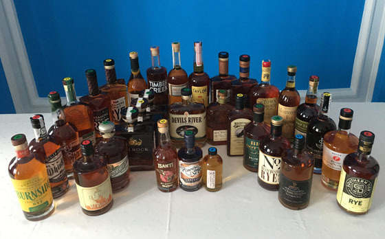 The Fifty Best Rye Whiskey Tasting 2018