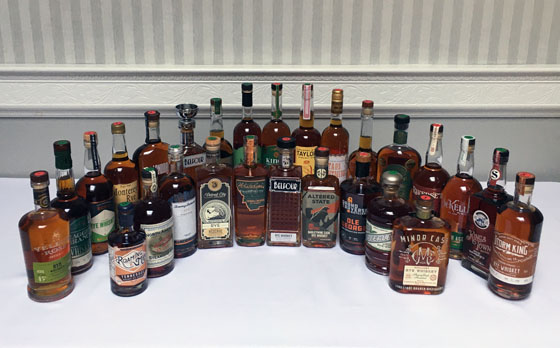 The Fifty Best Rye Whiskey Tasting 2020