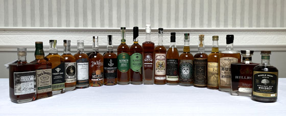 The Fifty Best Rye Whiskey Tasting 2021