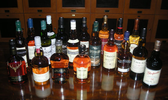 The Fifty Best Single Malt Scotch 10-12 yo Tasting 2011