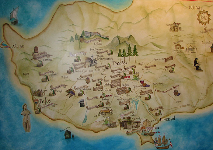 Cyprus wine regions