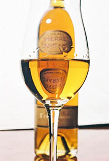 Cognac in glass