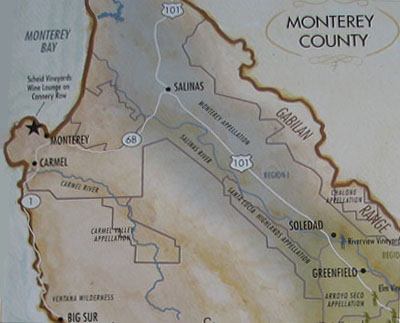 Monterey County Map