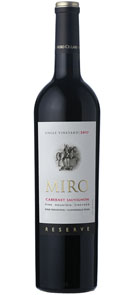 Miro Cellars Cabernet Sauvignon Single Vineyard Reserve