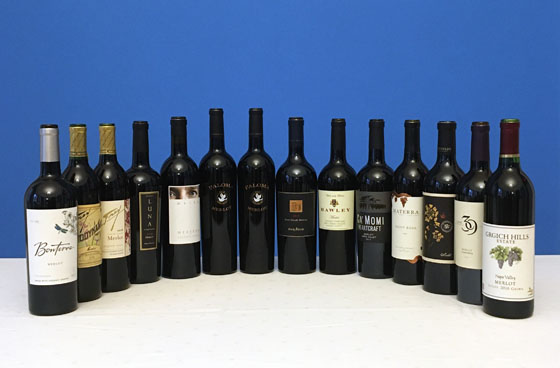 The Fifty Best California Merlot Tasting of 2019