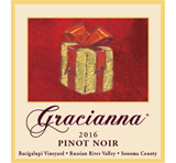 Gracianna 2016 Pinot Noir Bacigalupi Vineyard