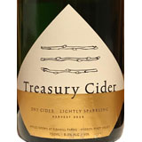 Treasury Cider Dry Cider Lightly Sparkling Harvest 2015